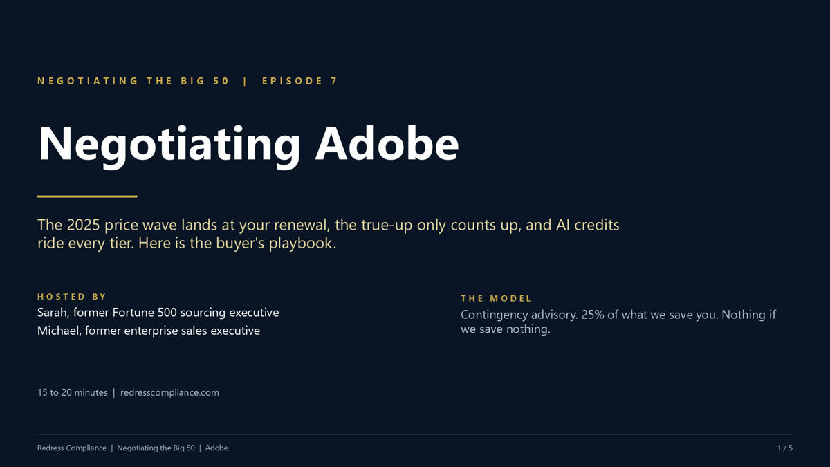 Negotiating Adobe
