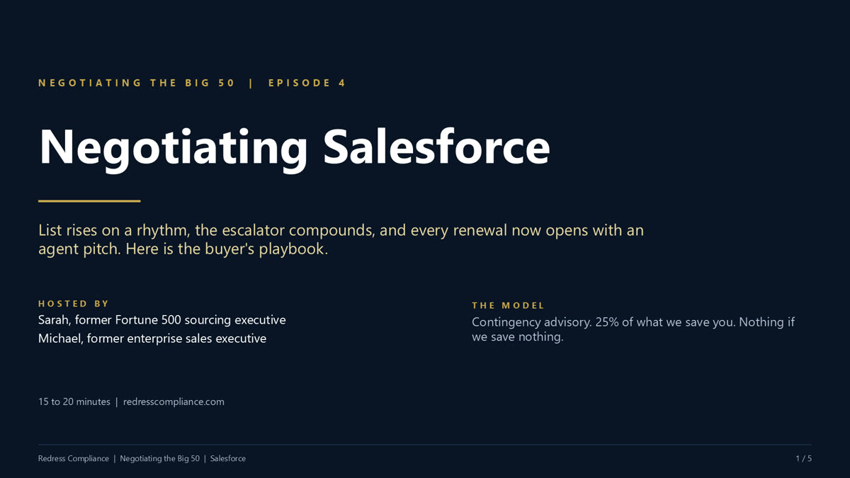 Negotiating Salesforce
