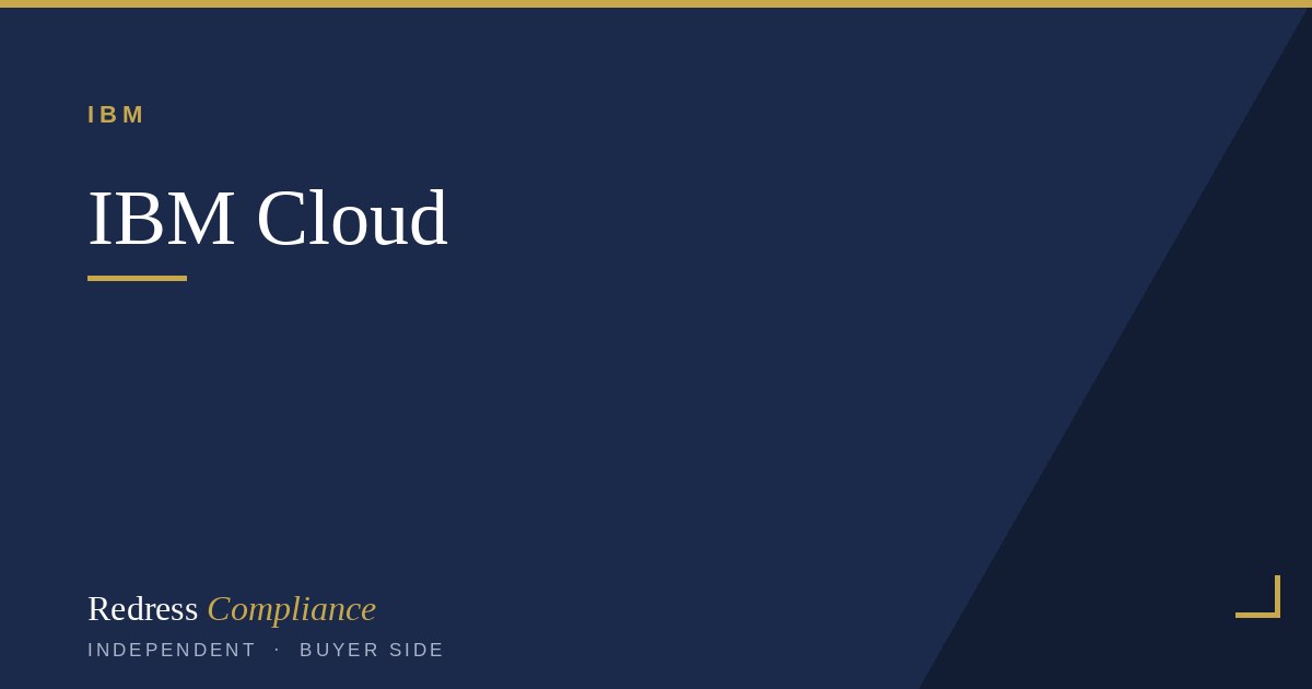 Cover of the IBM Cloud Migration Licensing white paper from Redress Compliance