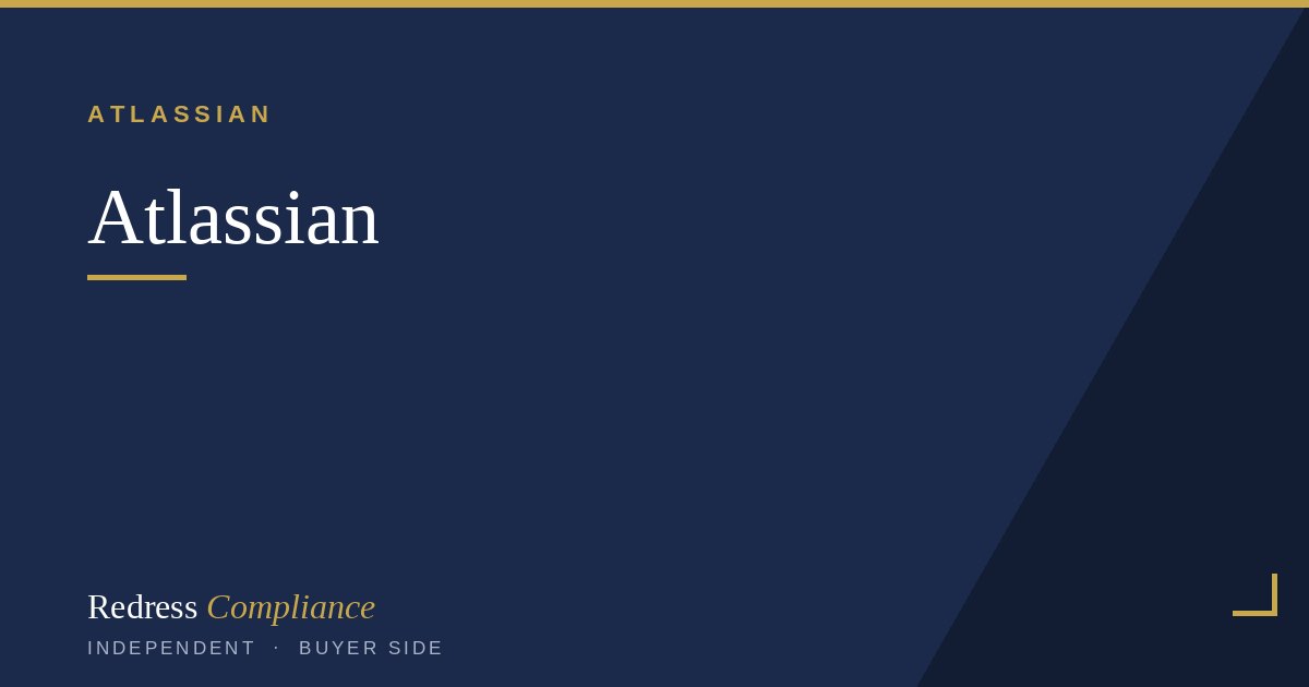 Cover of the Atlassian Cloud Migration Guide 2026 white paper from Redress Compliance