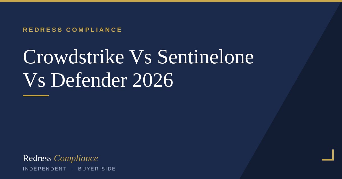 Crowdstrike vs Sentinelone vs Defender 2026 | Redress