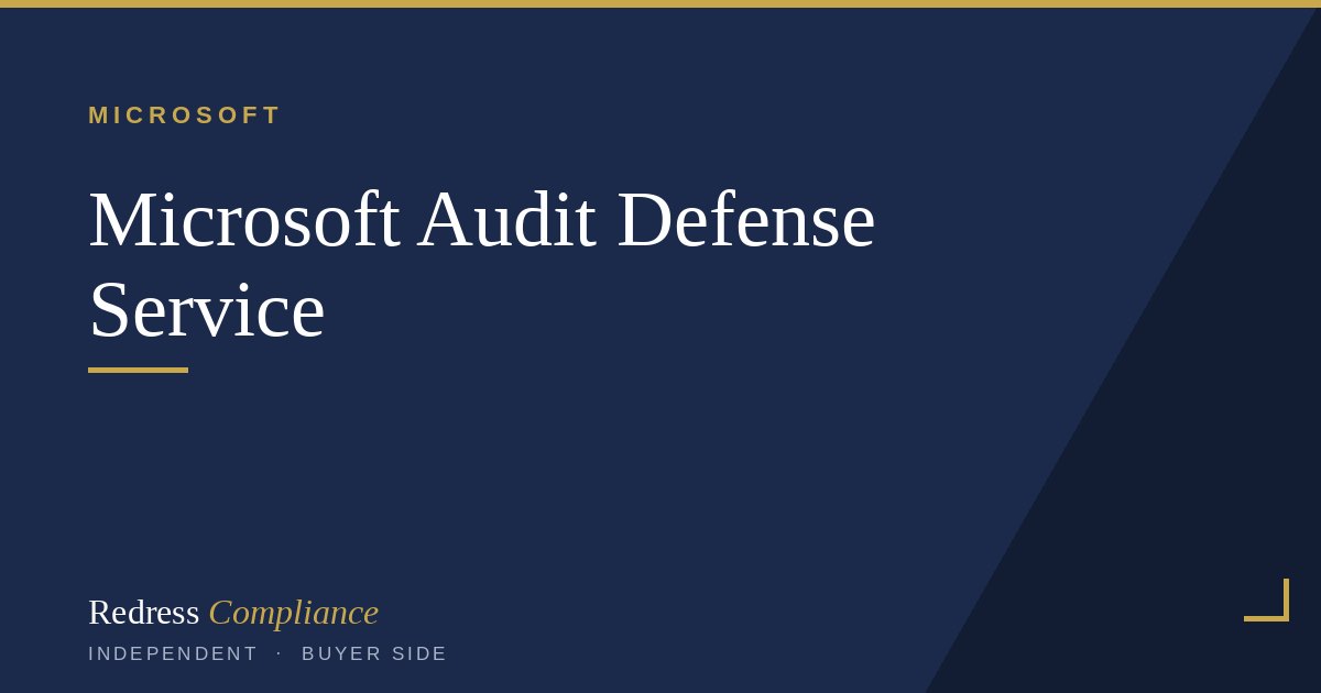 Microsoft Audit Defense 2026 | Independent