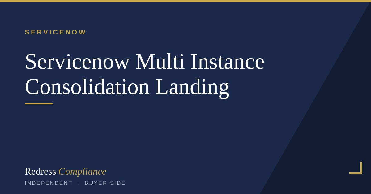 Consolidate ServiceNow Instances: Cut License Cost