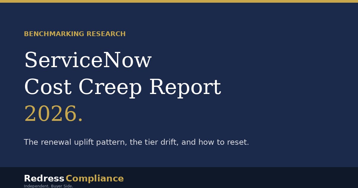 Cover of the ServiceNow CSM Licensing Guide white paper from Redress Compliance