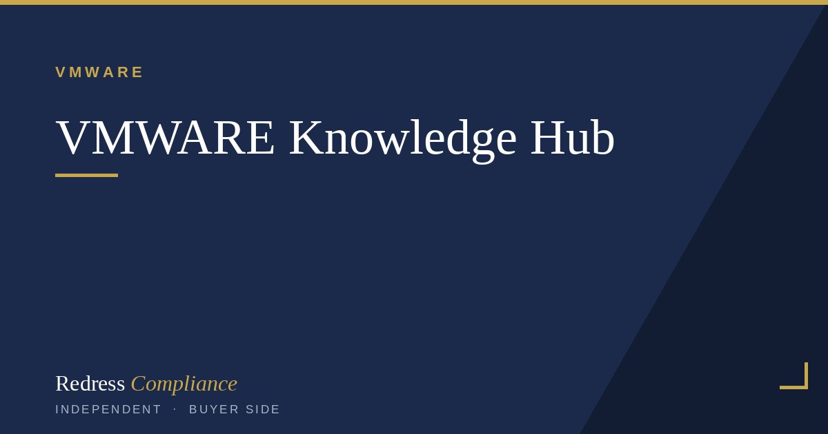 VMware and Broadcom Knowledge Hub | Redress Compliance