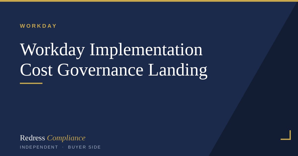 Control Workday Implementation Cost: 2026 Guardrails