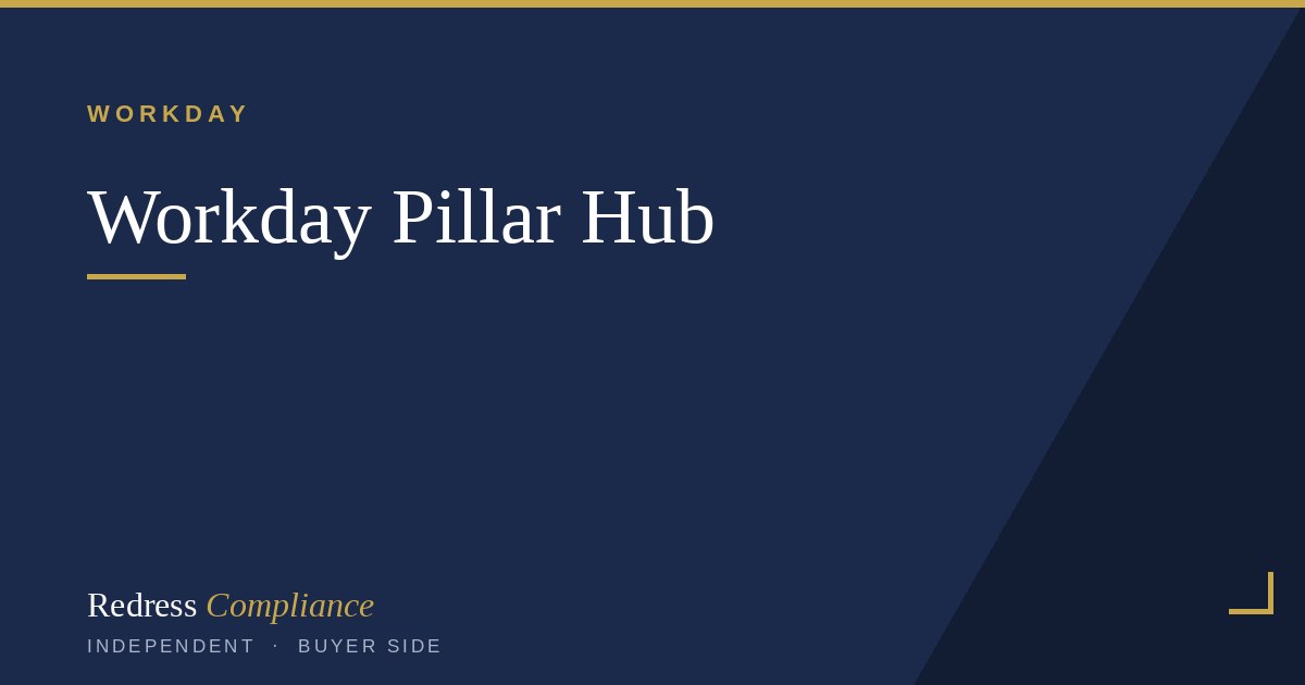 Workday Enterprise Contract Pillar Hub
