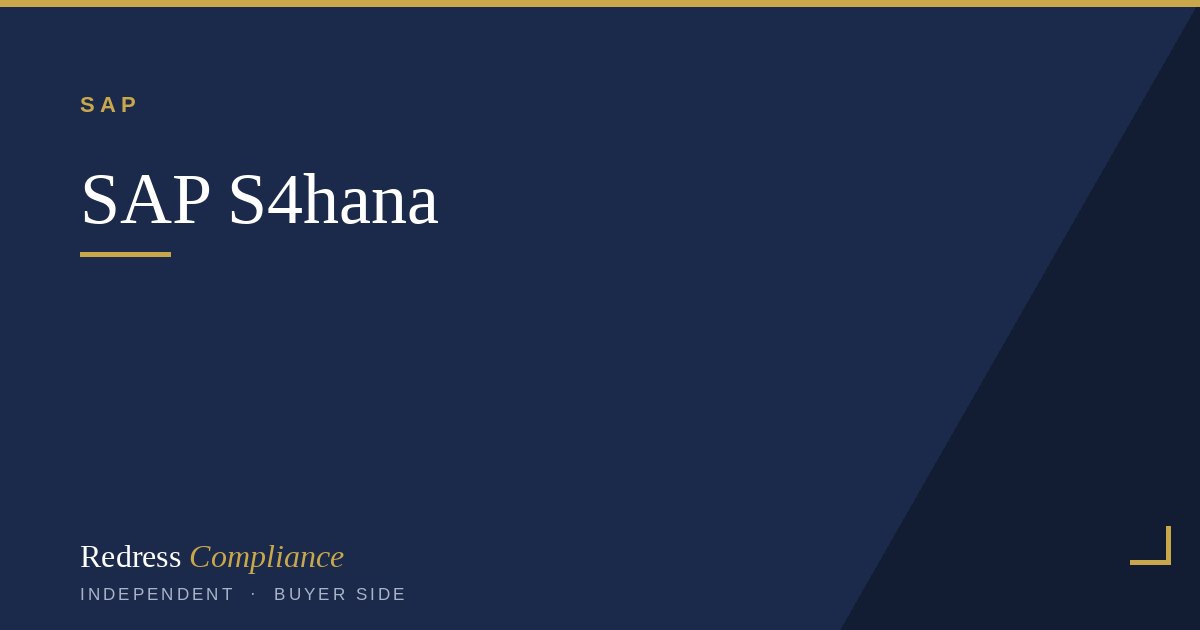 Cover of the SAP ECC to S/4HANA Migration white paper from Redress Compliance