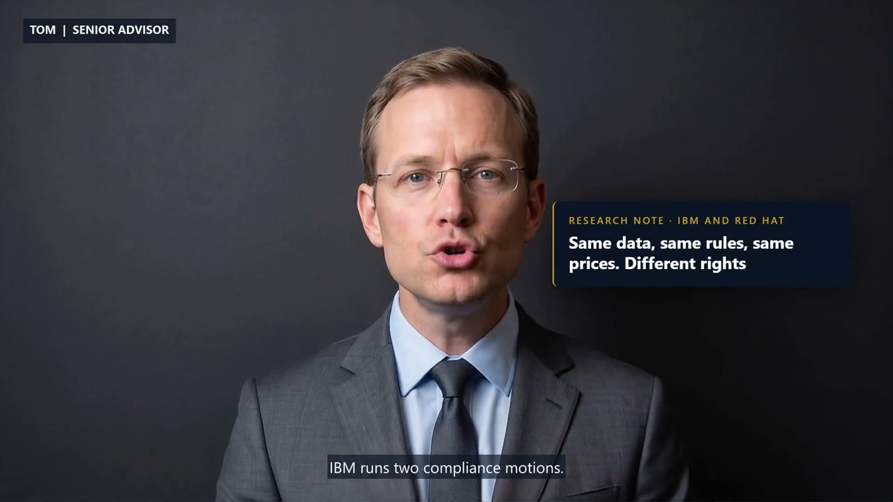 IBM's Two Audits and the Red Hat SCALE Program: Same Data, Different Rights