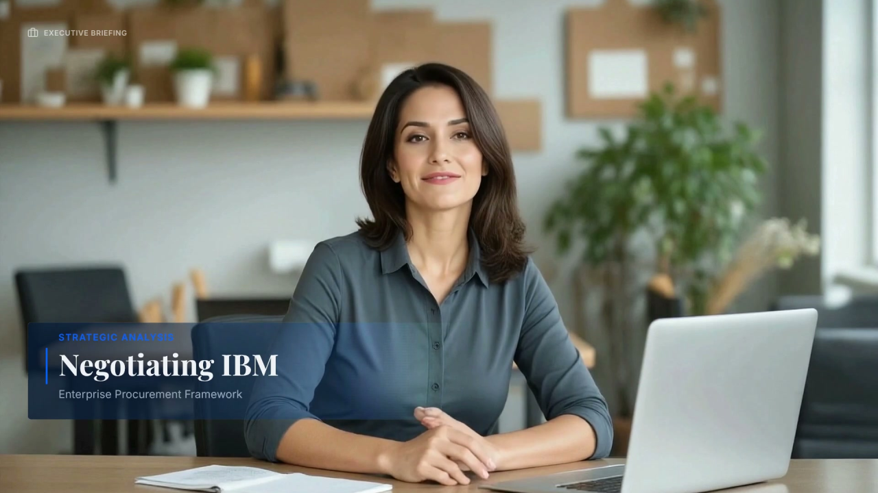 Negotiating IBM: Five Things