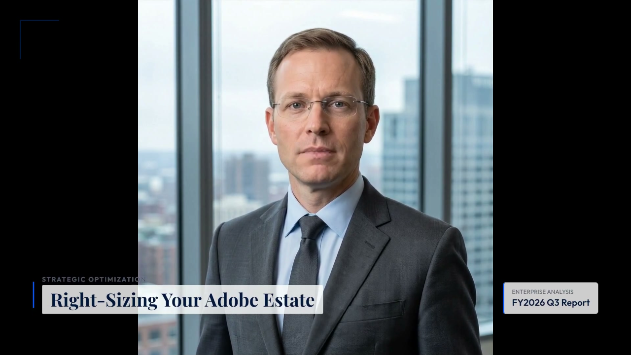 Right Sizing Your Adobe Estate Before You Negotiate the Renewal
