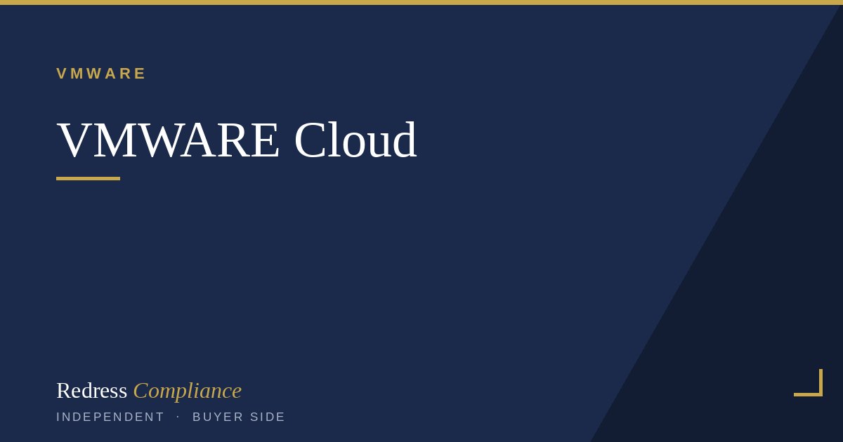 Cover of the VMware Cloud Migration Negotiation white paper from Redress Compliance