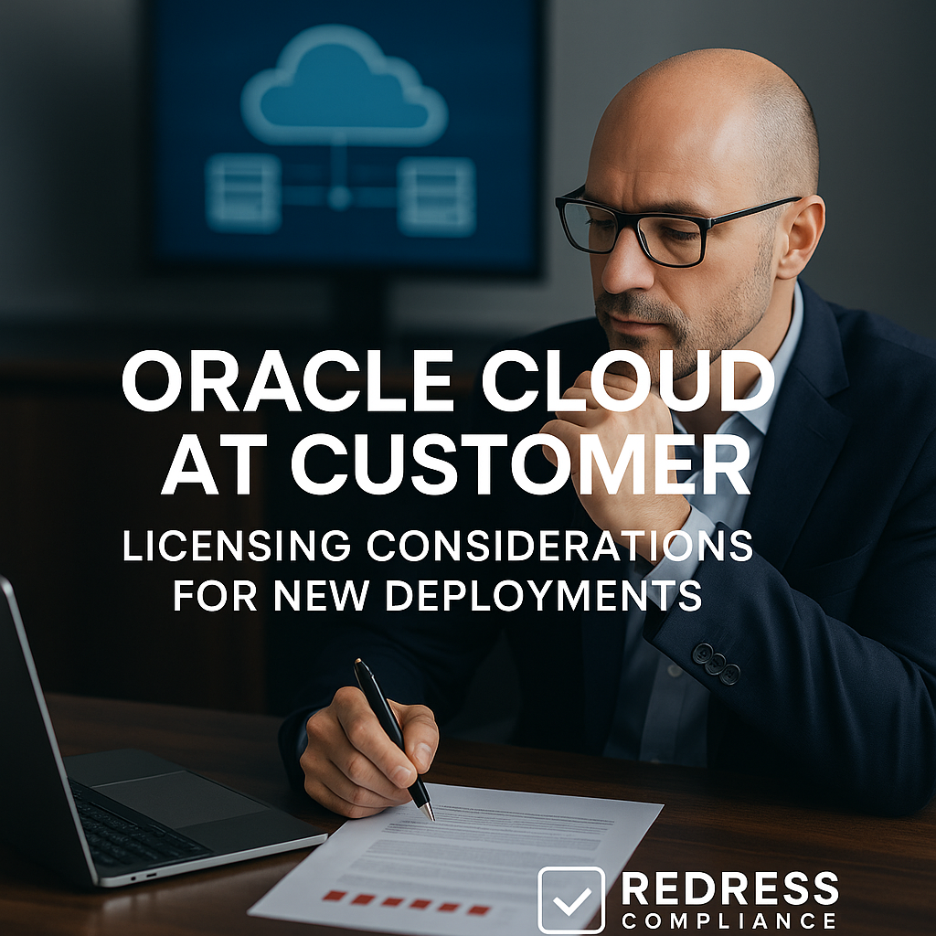 Oracle Cloud at Customer Licensing