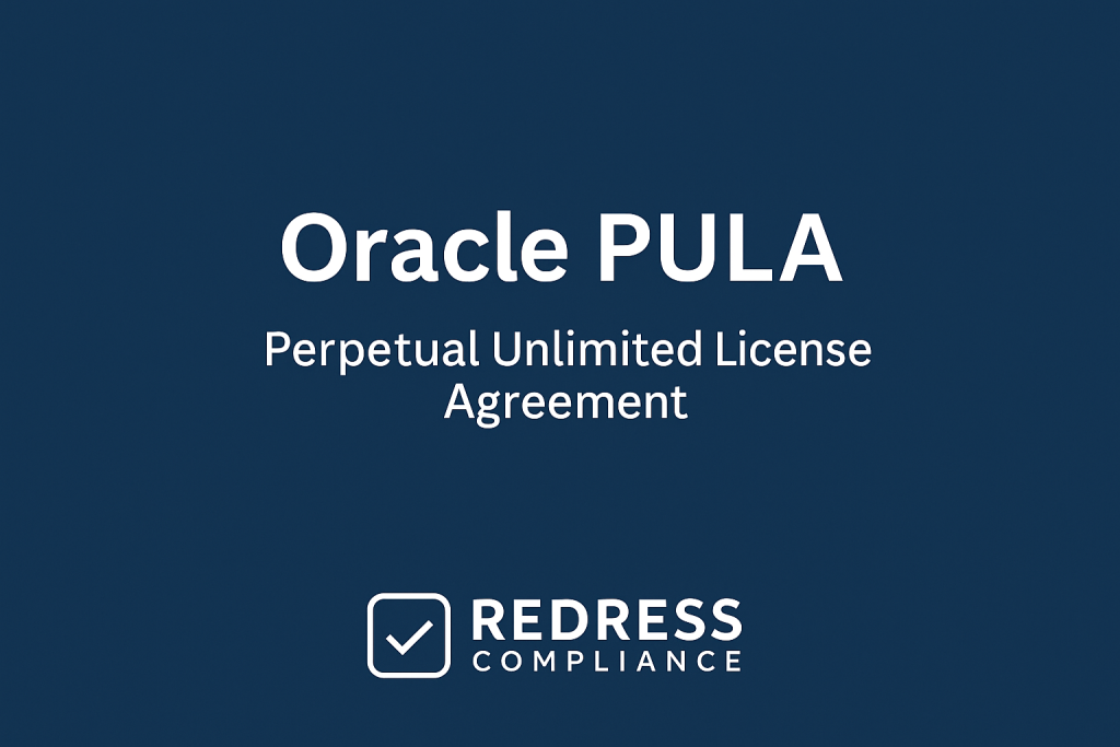 Oracle PULA - Redress Compliance Oracle PULA