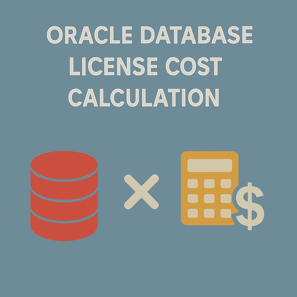 Oracle Database License Cost Calculation