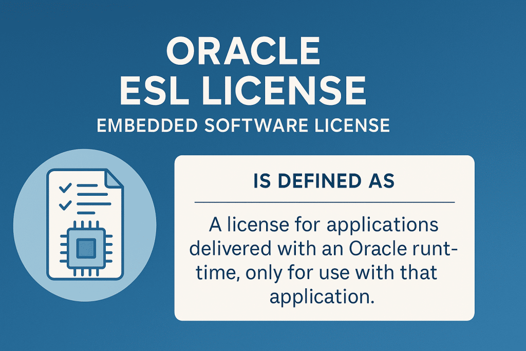Oracle ESL License
