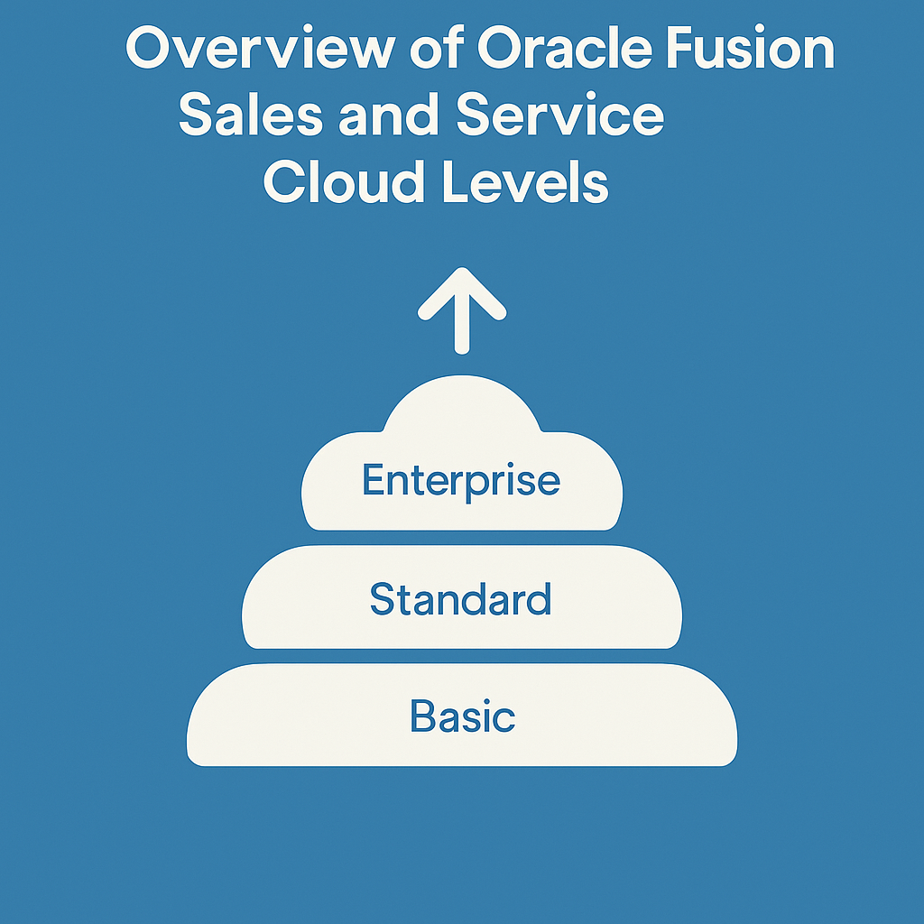 Overview of Oracle Fusion Sales and Service Cloud Levels