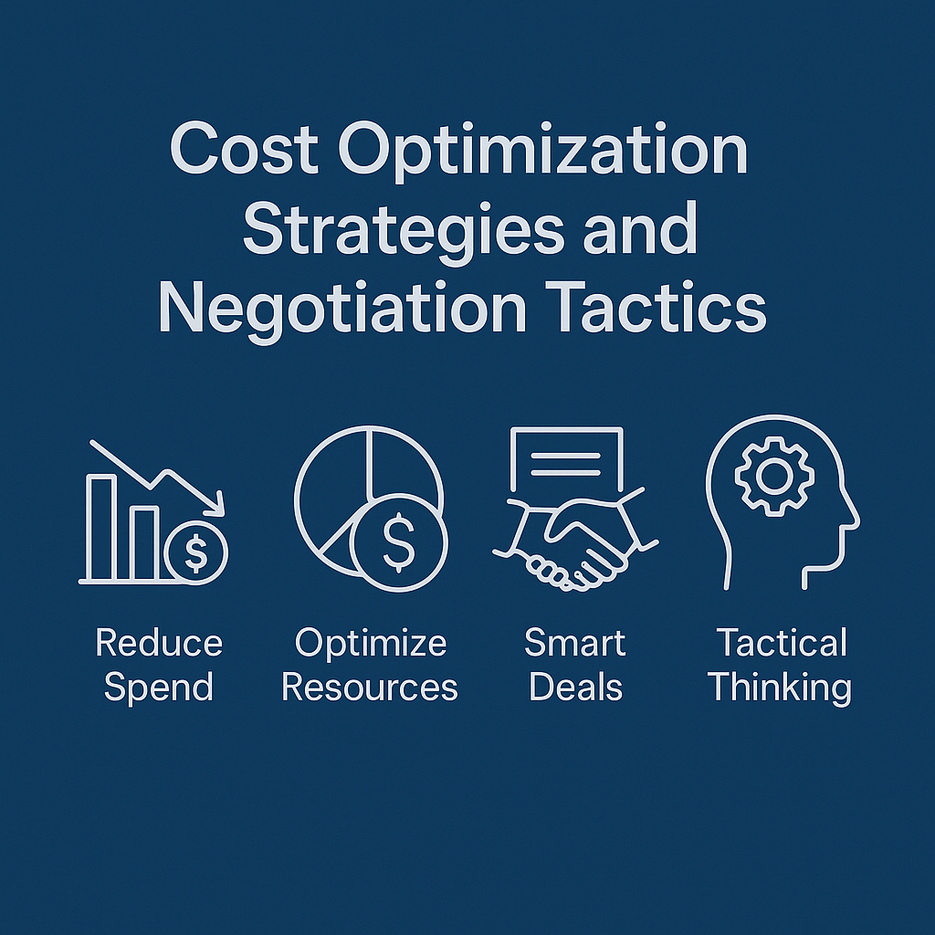 Cost Optimization Strategies and Negotiation Tactics