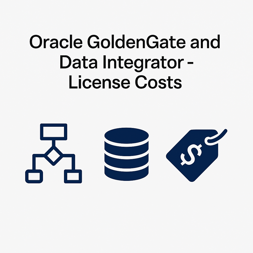 Oracle GoldenGate and Data Integrator - License Costs