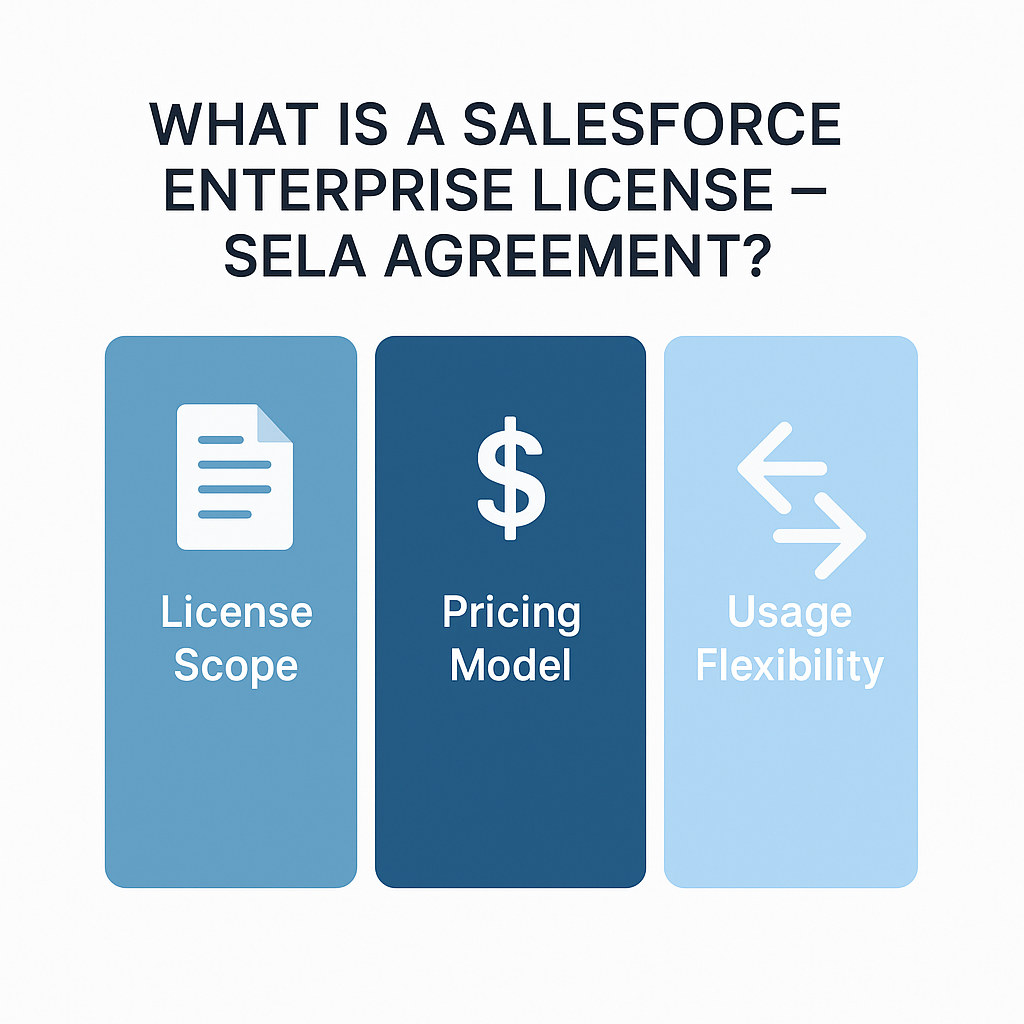 What is a Salesforce Enterprise License - SELA Agreement?