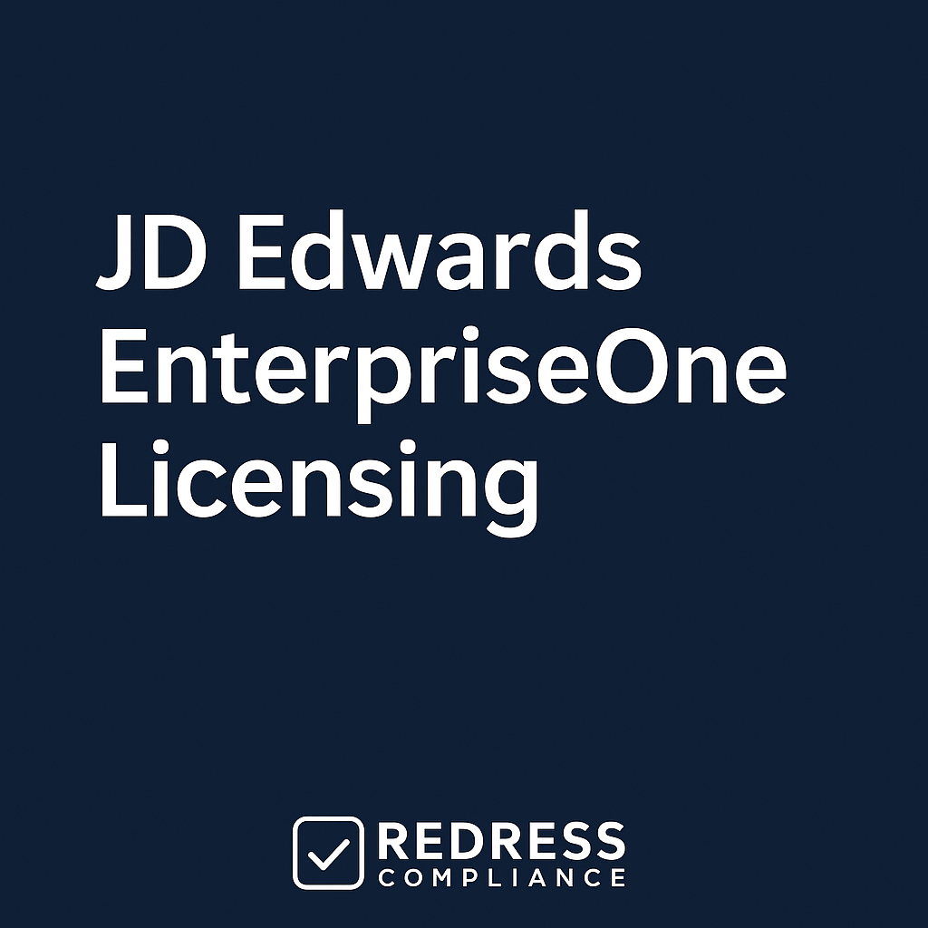 JD Edwards EnterpriseOne License - Redress Compliance JD Edwards EnterpriseOne License