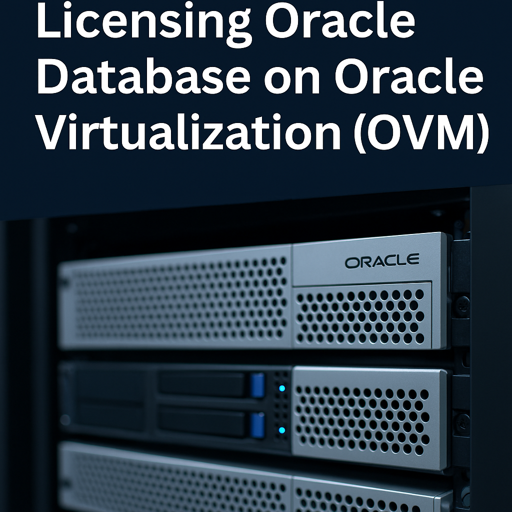 Licensing Oracle Database on Oracle Virtualization OVM - Redress Compliance Licensing Oracle Database on Oracle Virtualization (OVM)