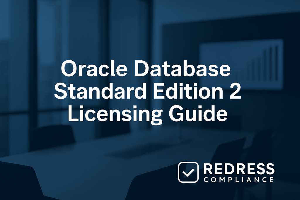 Oracle Database Standard Edition 2 Licensing - Redress Compliance Oracle Database Standard Edition 2 Licensing