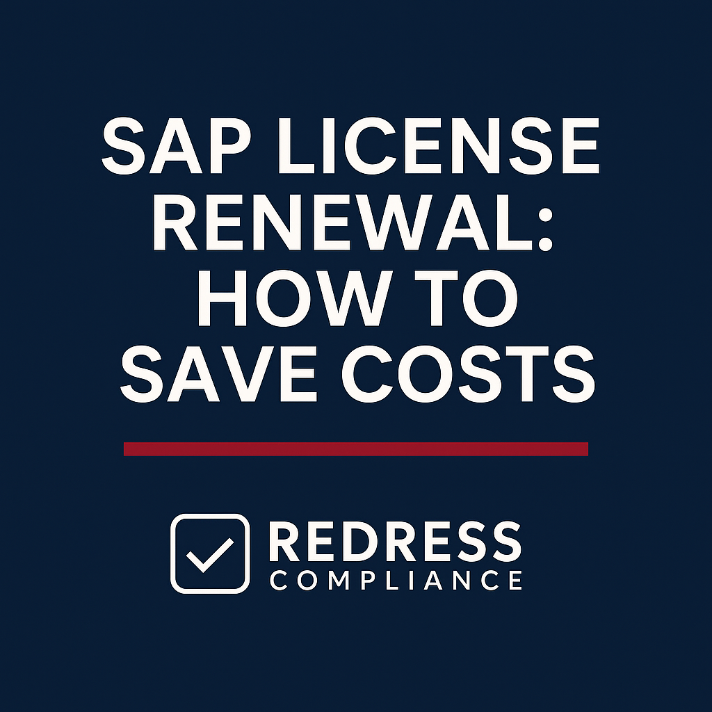 SAP License Renewal