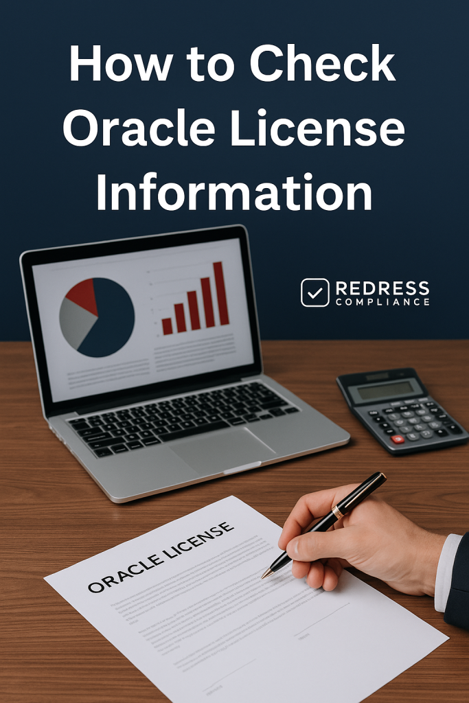 How To Check Oracle License Information 683x1024