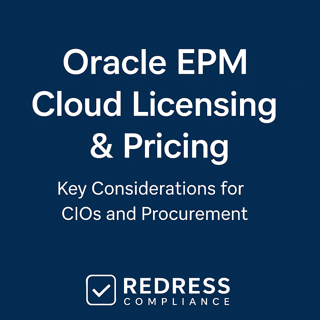 Oracle EPM Cloud Licensing & Pricing