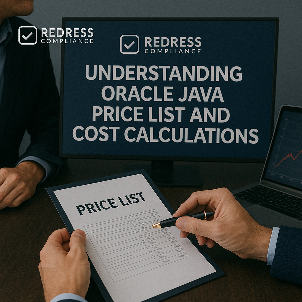 Oracle Java Price List and Cost Calculations - Redress Compliance Oracle Java Price List and Cost Calculations