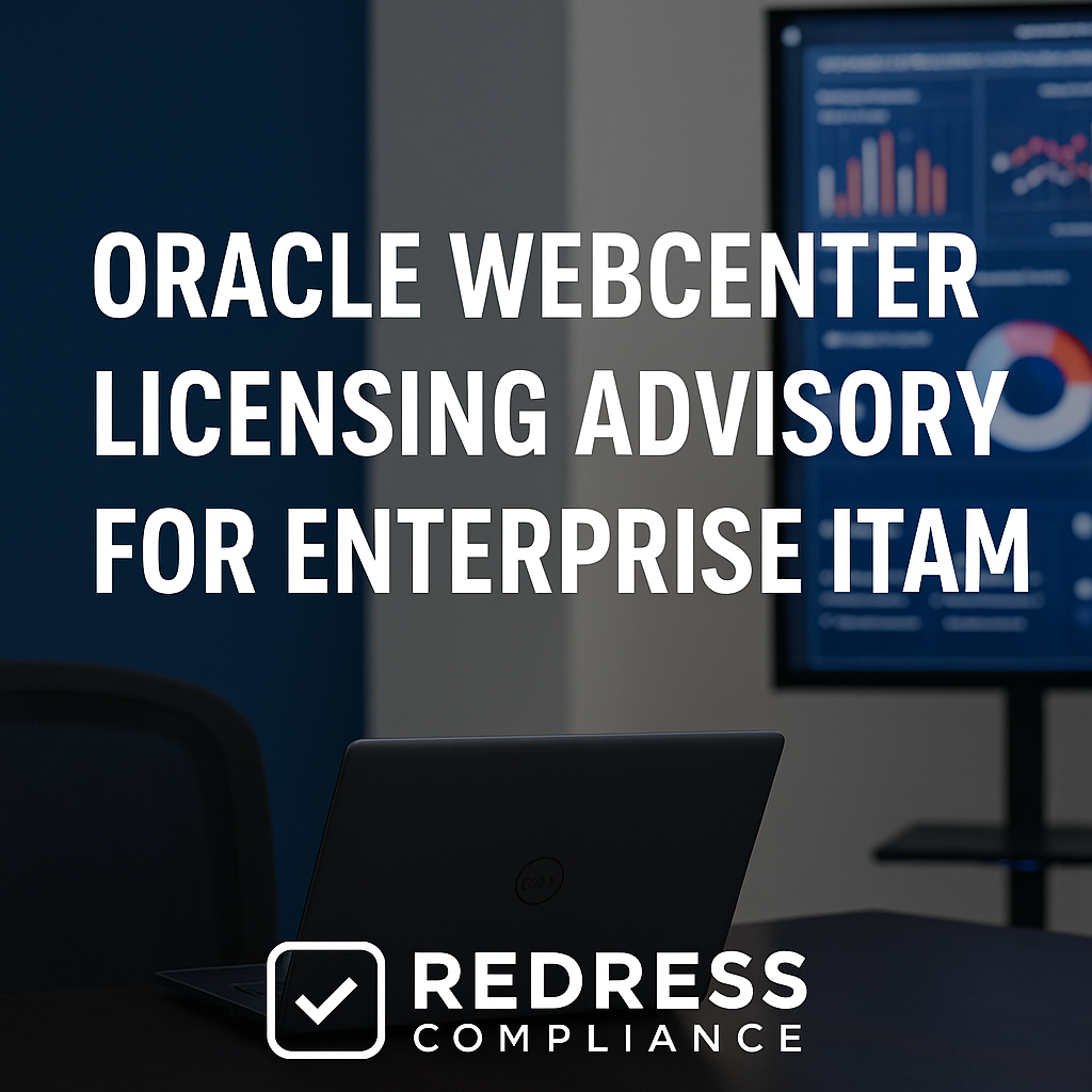 Oracle WebCenter Licensing Advisory for Enterprise ITAM - Redress Compliance Oracle WebCenter Licensing Advisory for Enterprise ITAM