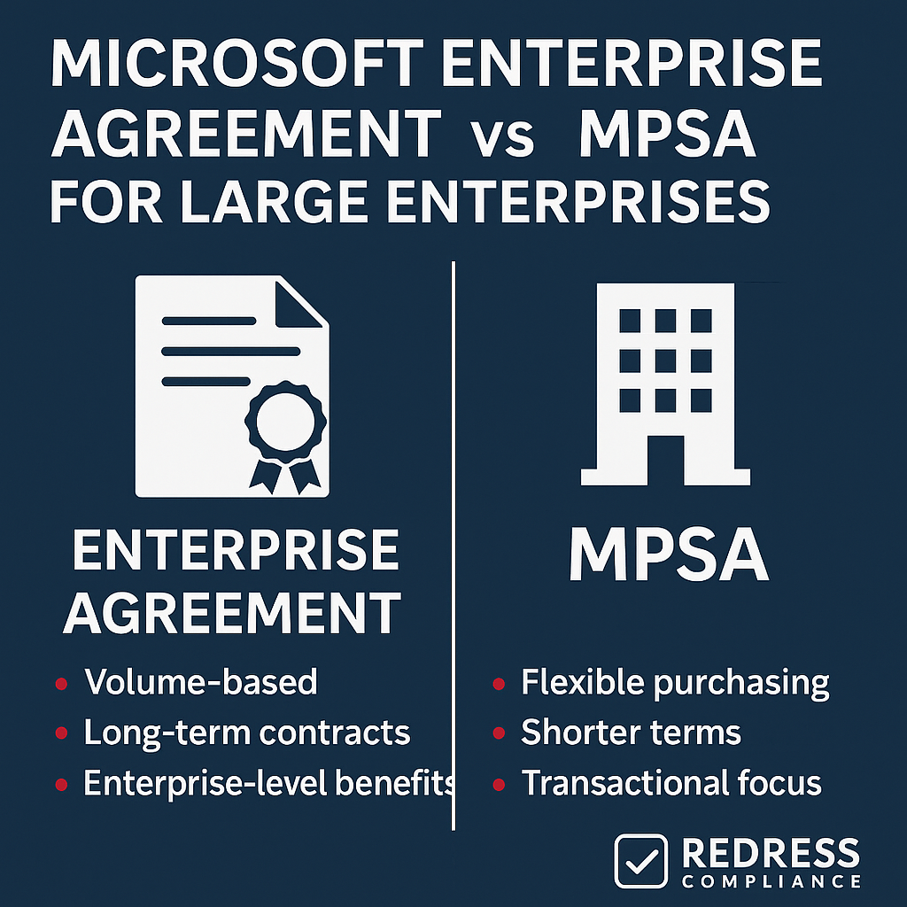 Microsoft Enterprise Agreement vs MPSA