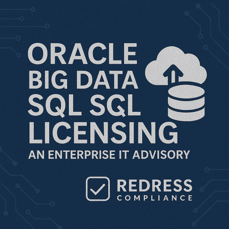 Oracle Big Data SQL Licensing