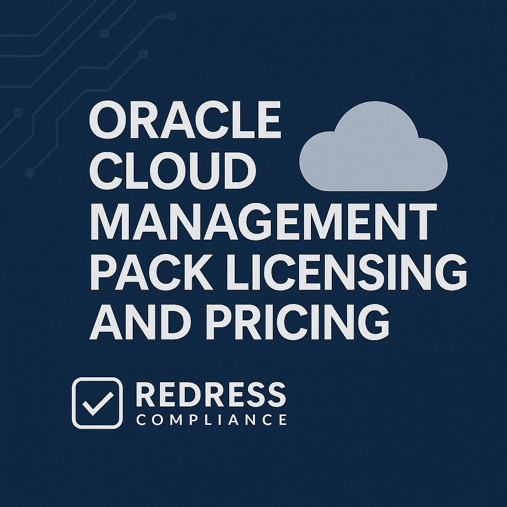 Oracle Cloud Management Pack Licensing