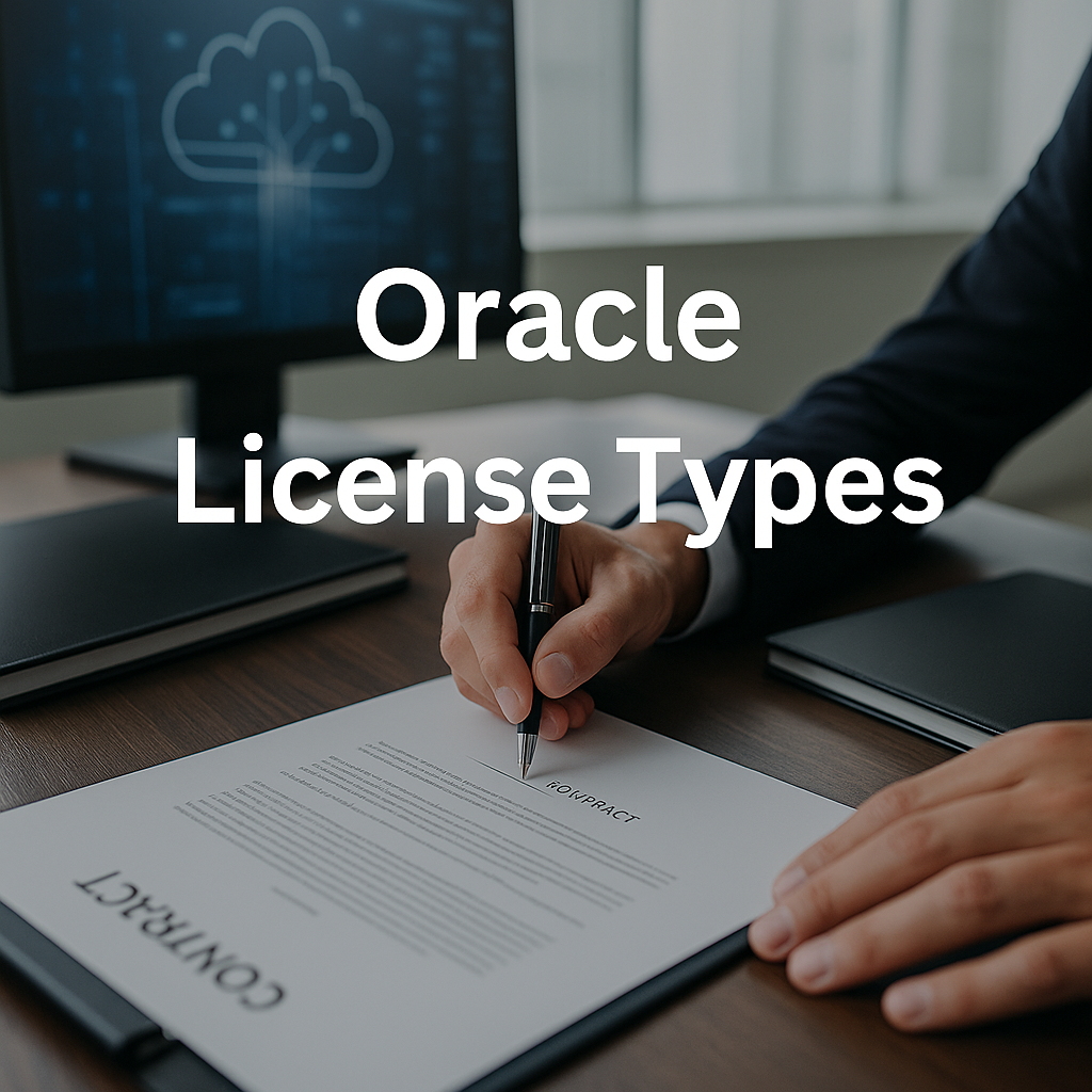 Oracle License Types - Redress Compliance Oracle License Types guide