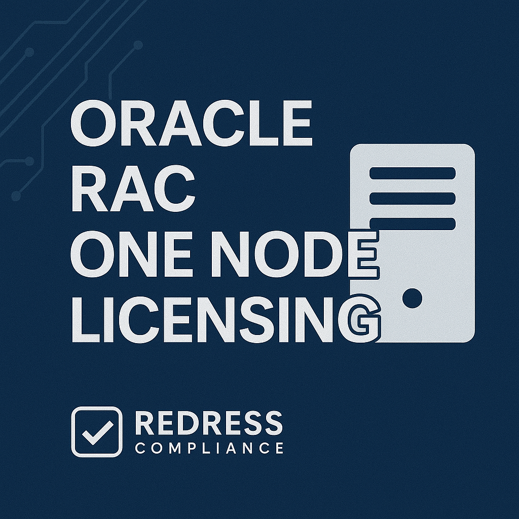Oracle RAC One Node license