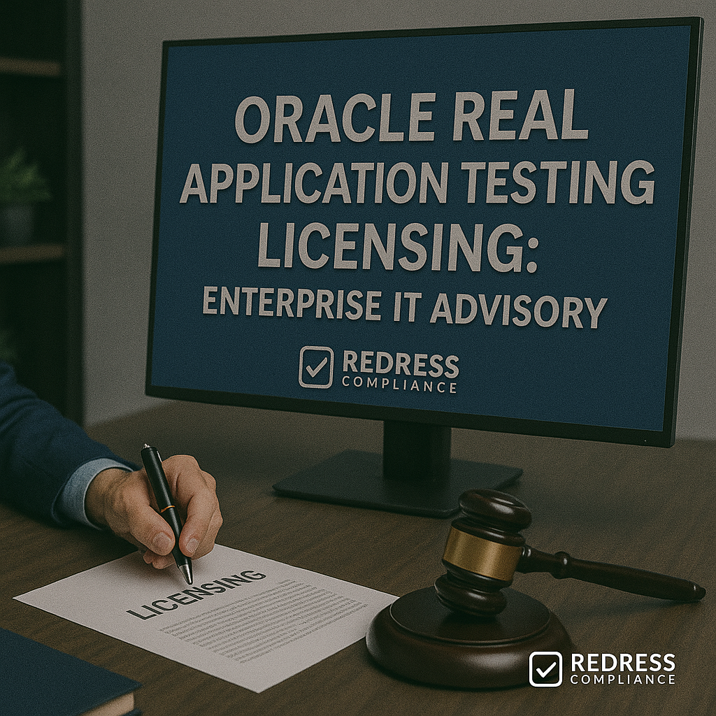 Oracle Real Application Testing Licensing Enterprise IT Advisory