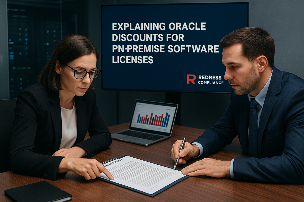 Oracle Discounts for On-Premise Software Licenses