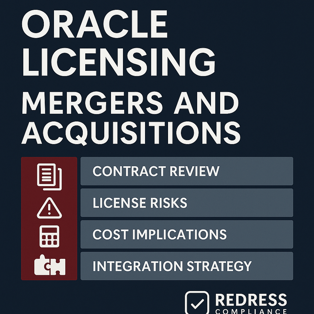 oracle licensing mergers and acquisitions