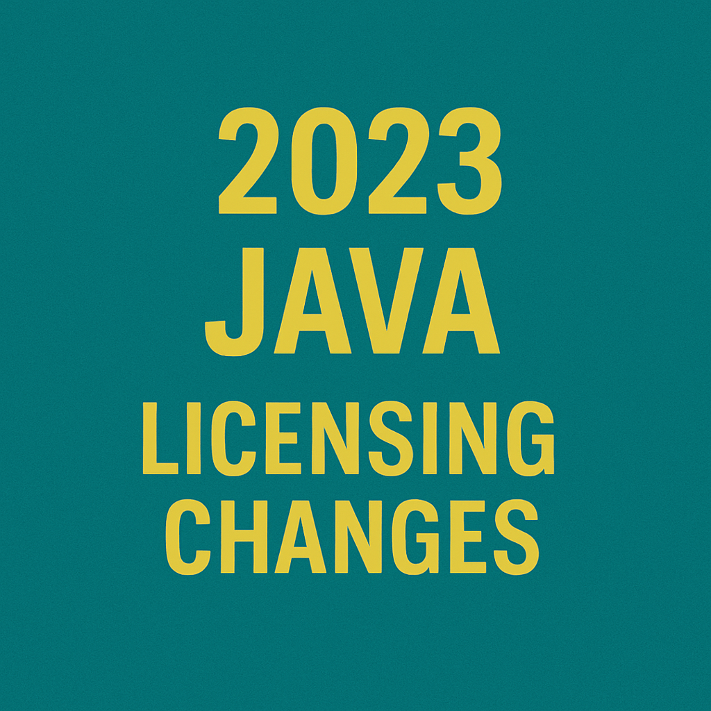 2023 Java Licensing Changes