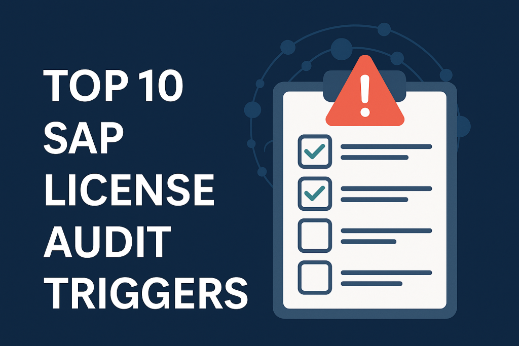Top 10 SAP License Audit Triggers