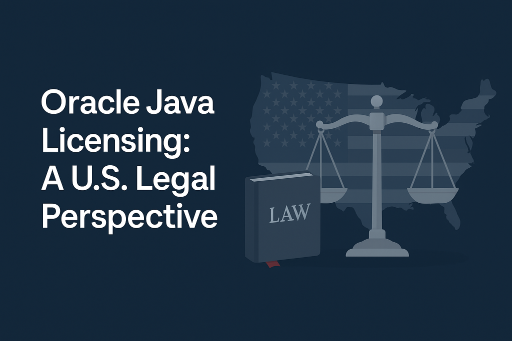 java Licensing A U.S. Legal Perspective