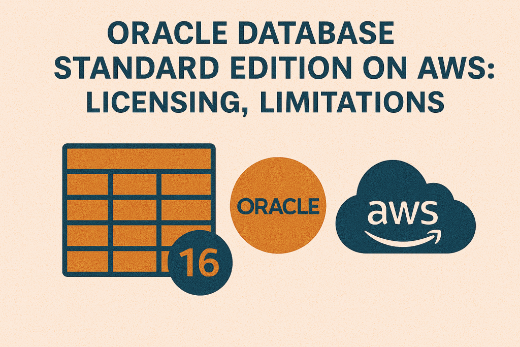 Oracle Database Standard Edition on AWS Licensing, Limitations