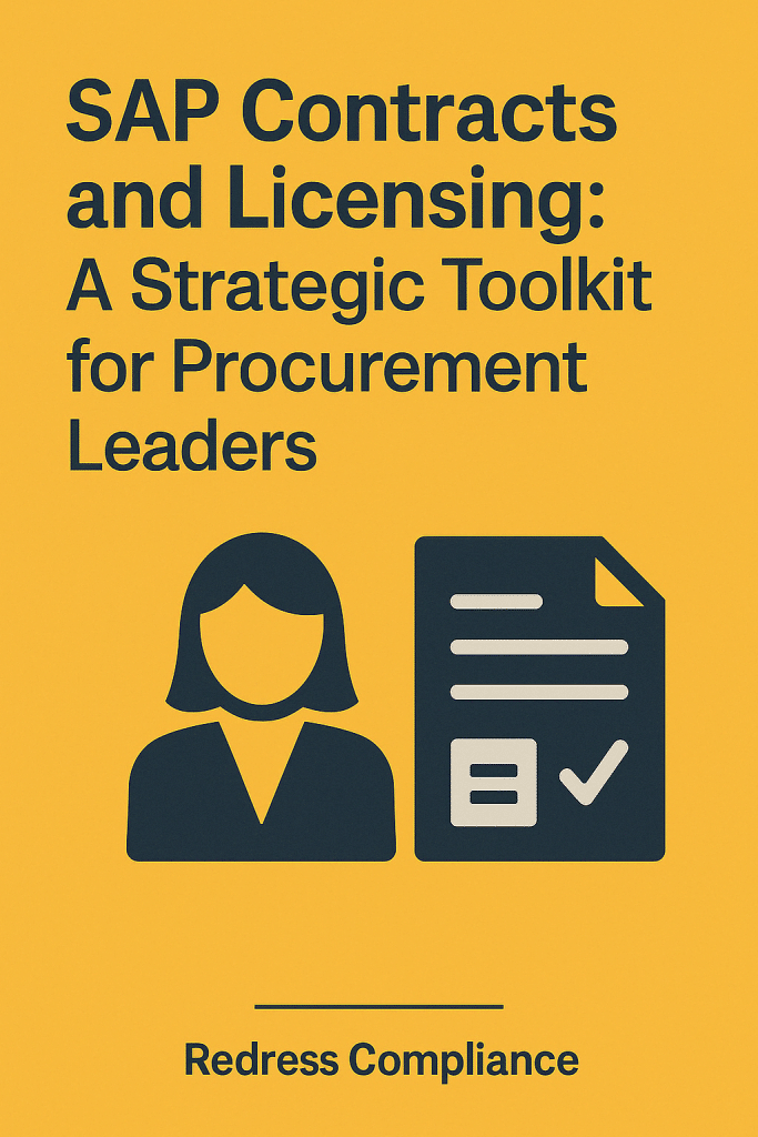 SAP Contracts and Licensing: A Strategic Toolkit for Procurement Leaders