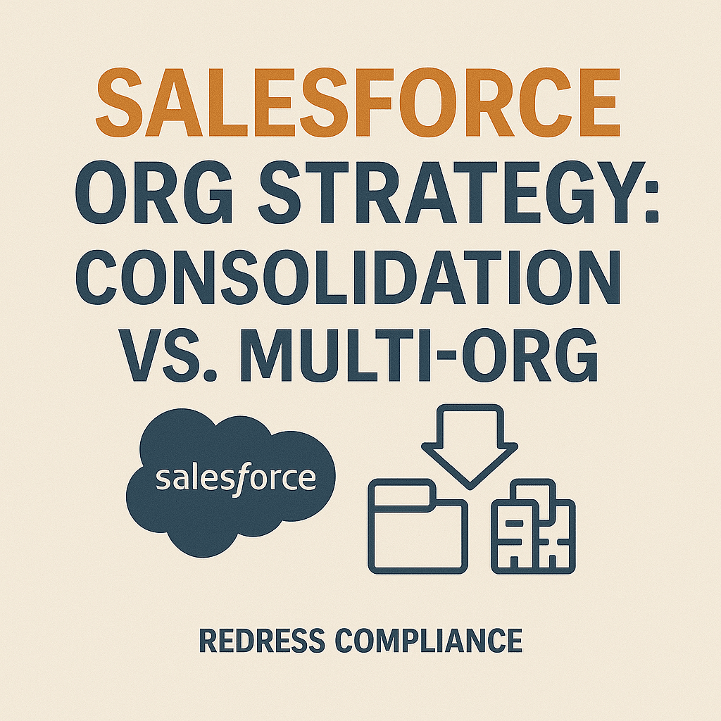 Salesforce Org Strategy: Consolidation vs. Multi-Org