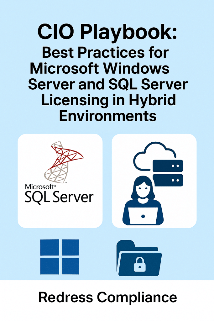 CIO Playbook: Best Practices for Microsoft Windows Server and SQL Server Licensing in Hybrid Environments