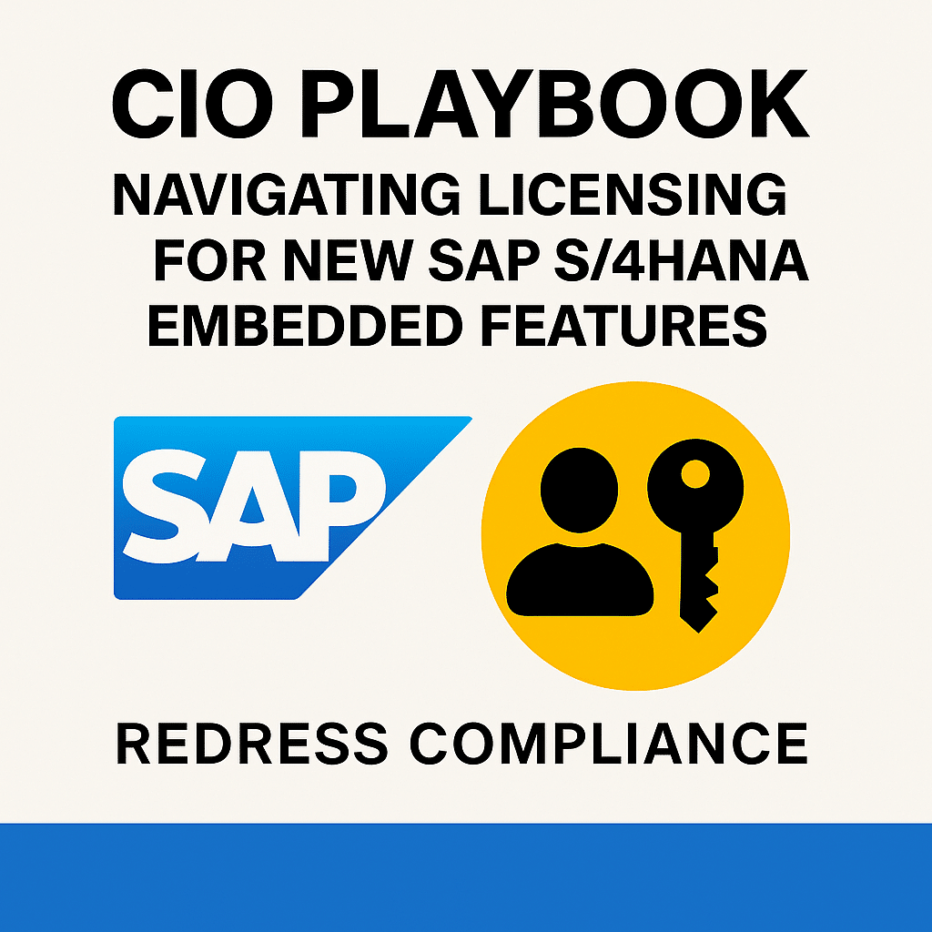 CIO Playbook: Navigating Licensing for New SAP S/4HANA Embedded Features