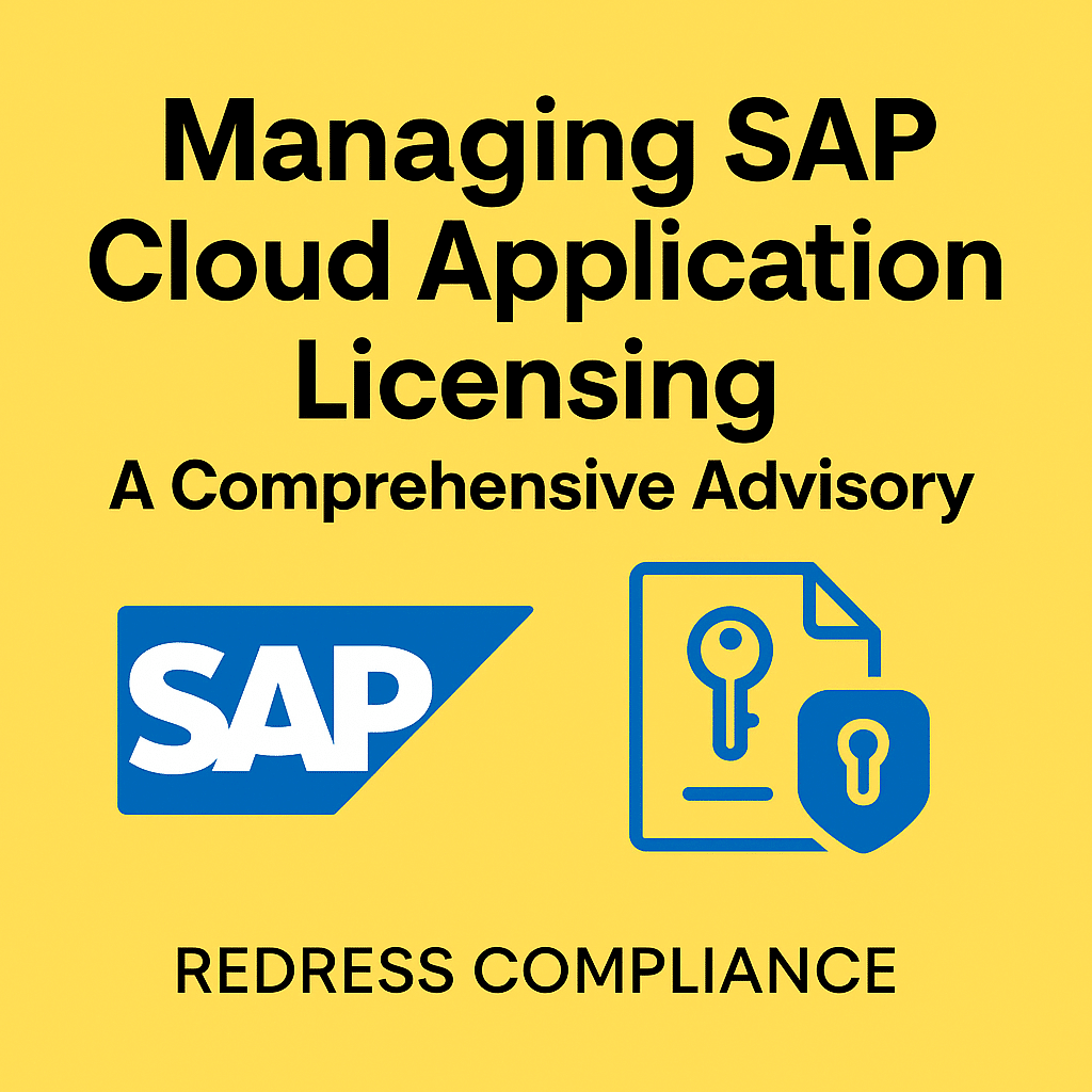 Managing SAP Cloud Application Licensing: A Comprehensive Advisory