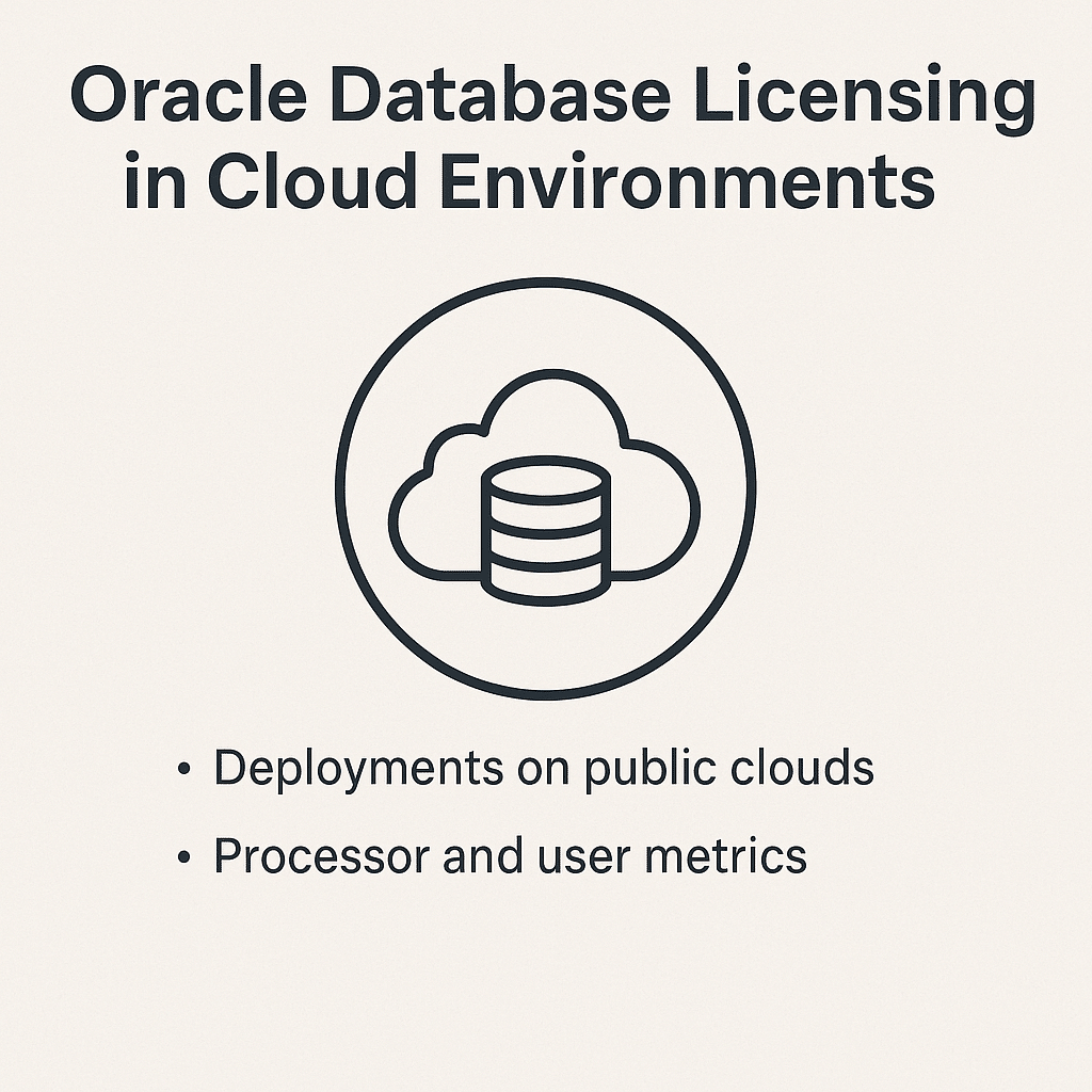 Oracle Database Licensing in Cloud